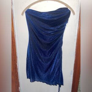 Princess Polly Blue Strapless Dress